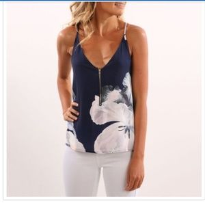 Women's floral sleeveless cami